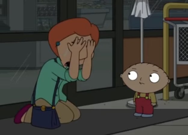 I'm the swearer. Oh, god, I'm ruining my child!.