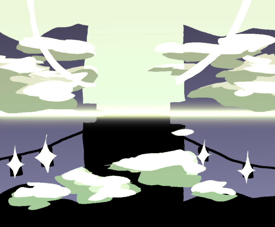 sillouet of a industrial building