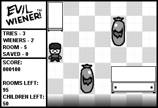 Evil Wiener! Gameplay