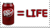 Dr. Pepper equals Life