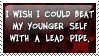 Source: invader_zim_14 on DeviantArt I wish I could beat my younger self with a lead pipe