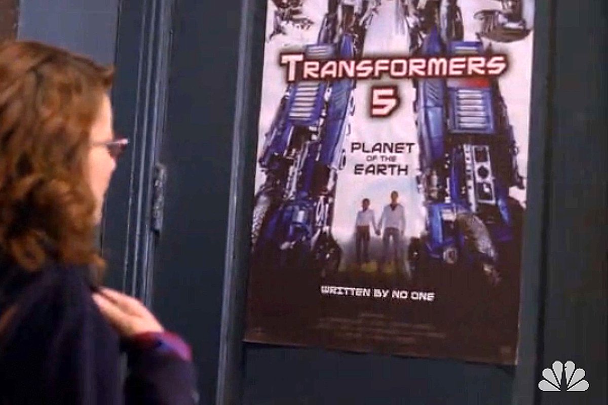 transformers 5: planet of the earth - written by no one - 30 Rock